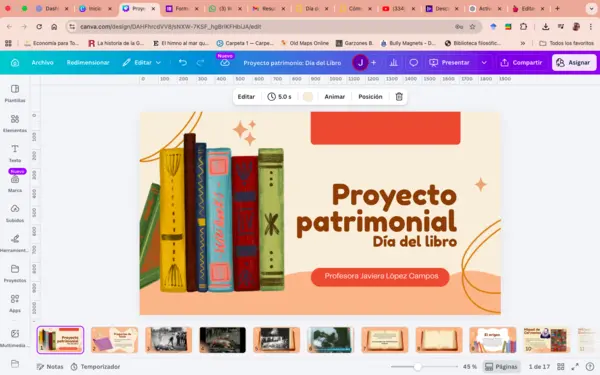 Día del Libro: Proyecto desde el patrimonio