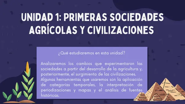 El surgimiento de la agricultura