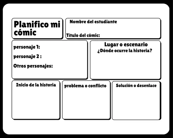 ¡Crea tu propio cómic! Plantillas pedagógicas para estudiantes