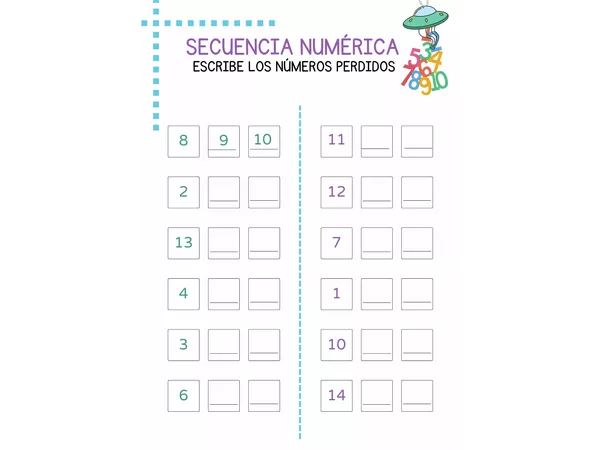 Secuencia numérica