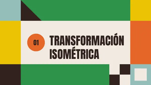 Arte y Transformaciones Isométricas