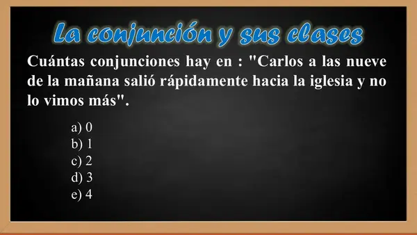 La conjunciones y las preposiciones