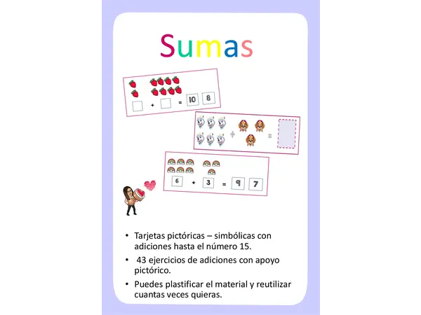 Ppt tarjetas pictóricas adiciones 