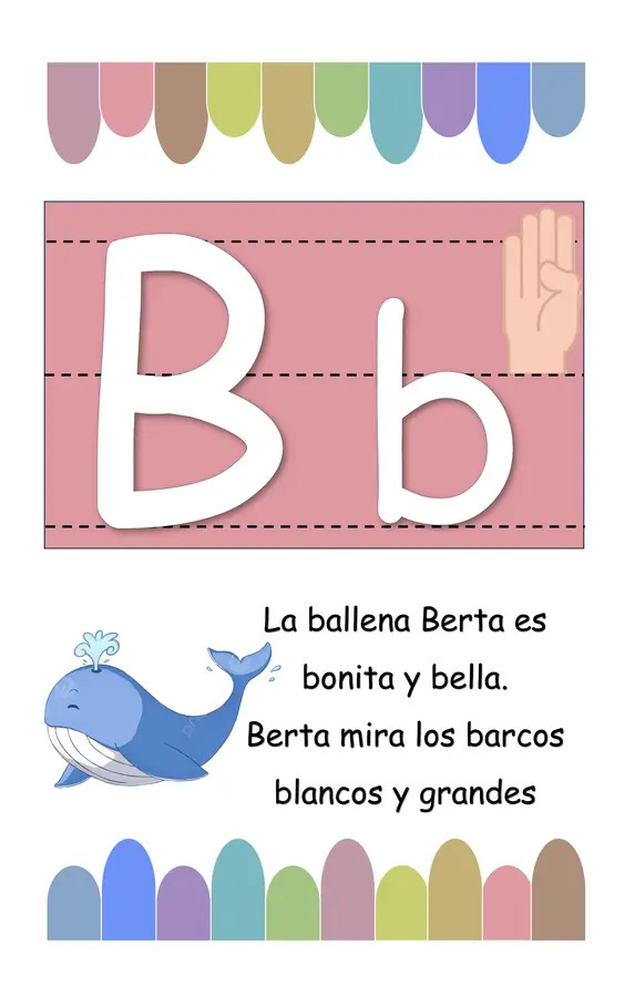 Abecedario con lengua de señas y lecturas cortas 