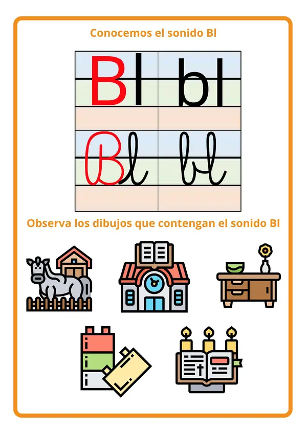 Cuadernillo de lectura progresiva IV Grupos Consonánticos
