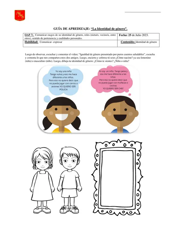 IDENTIDAD DE GÉNERO