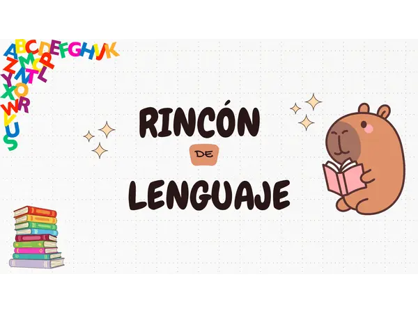Set de Carteles Decorativos: Capibara - Rincones de Aprendizaje (PDF)
