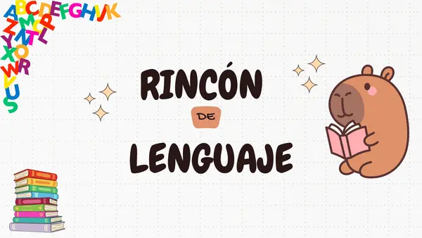 Set de Carteles Decorativos: Capibara - Rincones de Aprendizaje (PDF)