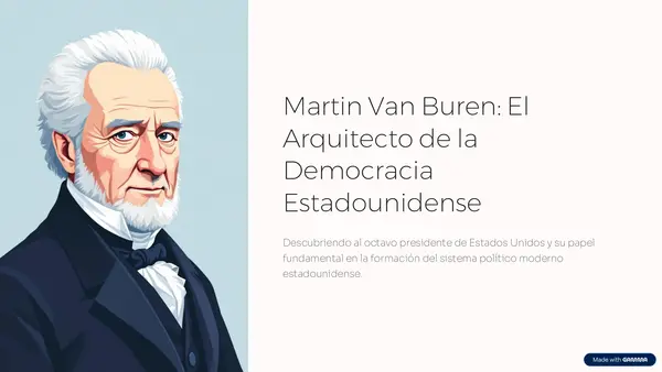 Martín Van Buren (Octavo presidente de EEUU)