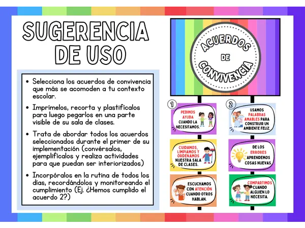 SET ACUERDOS DE CONVIVENCIA