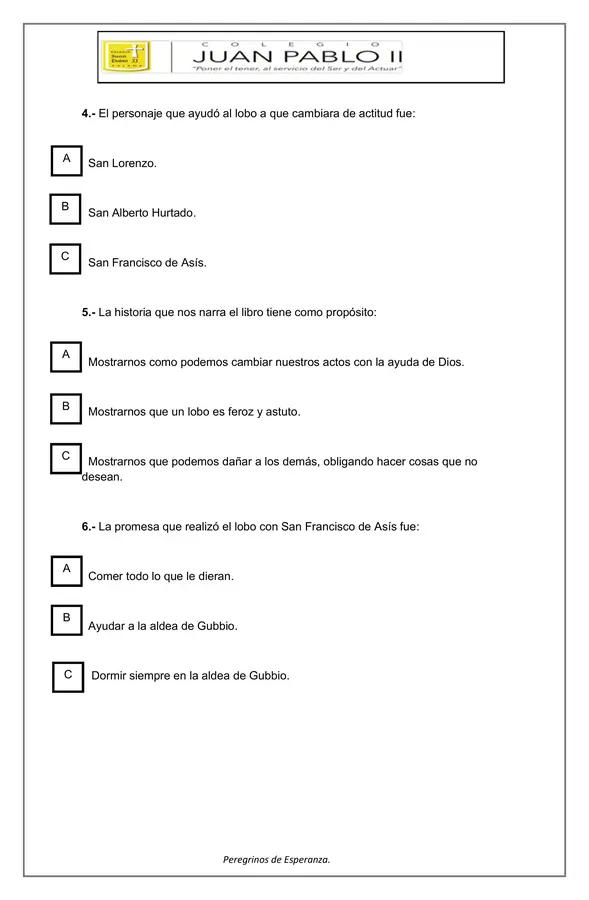 El lobo de Gubbio"