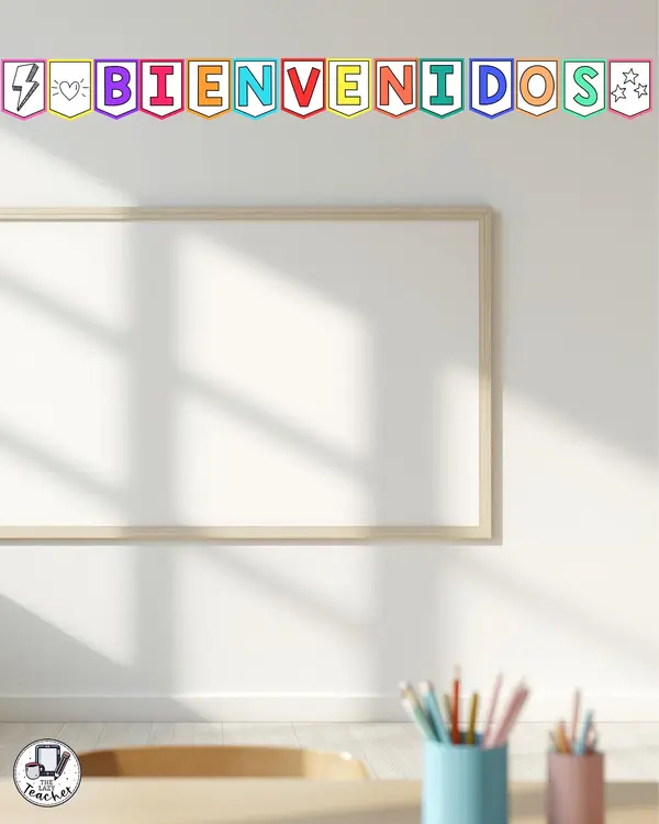 BANNER BIENVENIDOS COLORIDO