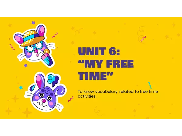 Unit 6 - My free time - 2nd grade