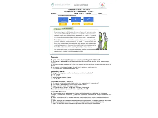 Estrategias de comprensión lectora