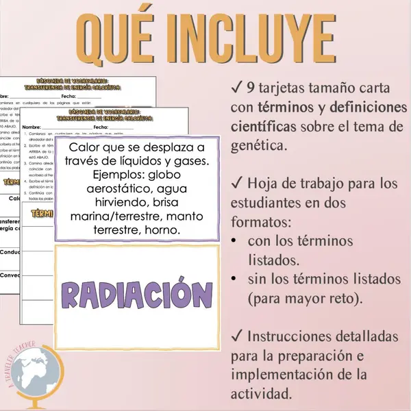 Transferencia de energía calorífica Búsqueda del Tesoro