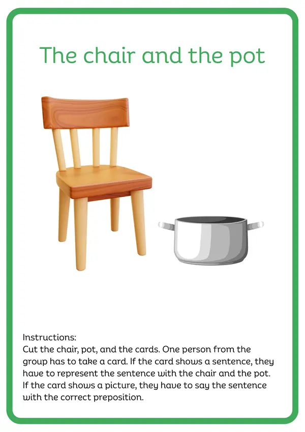 The pot and the chair