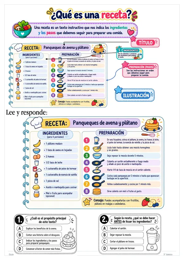 Guía de apoyo: Textos instructivos
