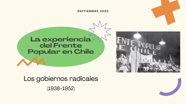 La experiencia del Frente Popular en Chile