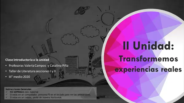 talller de literatura, unidad 2