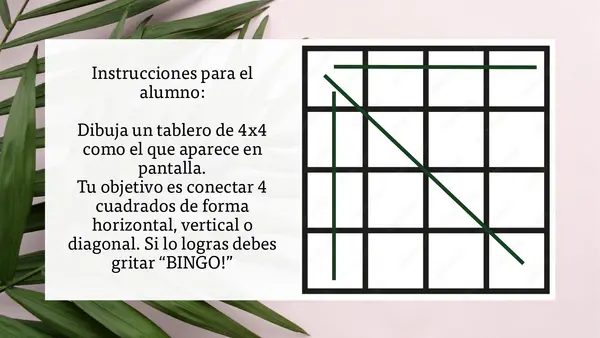 BINGO DE CALCULO MENTAL