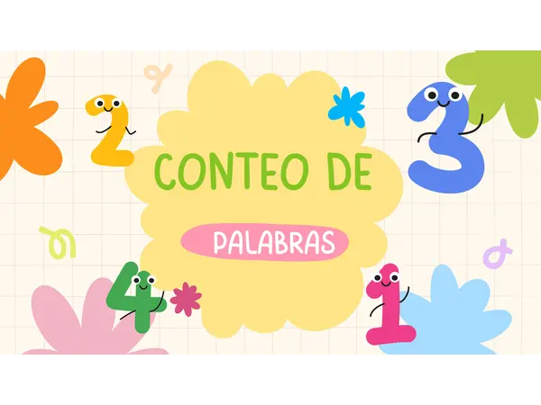 Conteo de palabras - Conciencia Léxica 