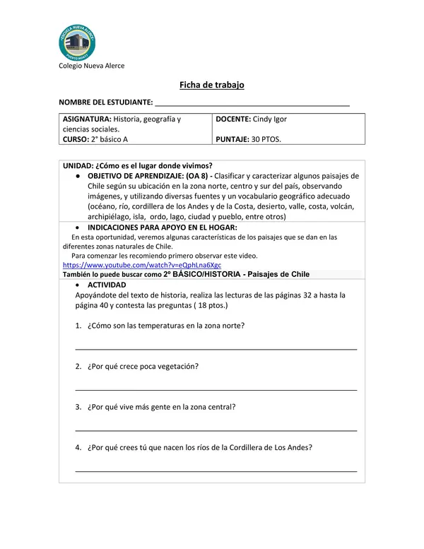 Guia de trabajo historia 