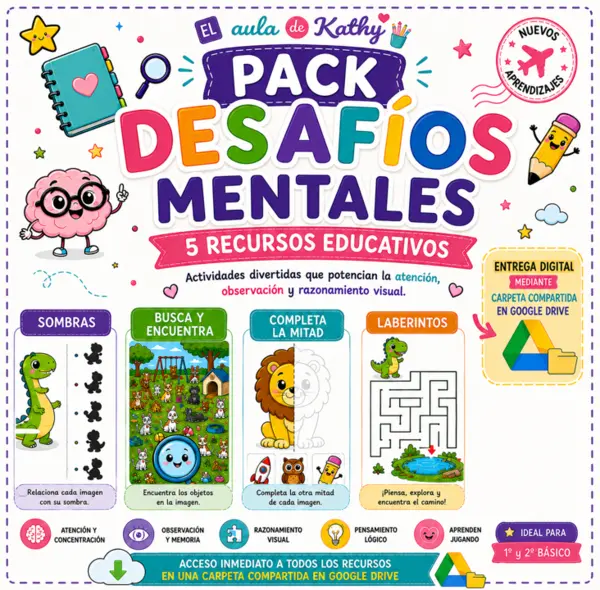 PACK: DESAFÍOS MENTALES