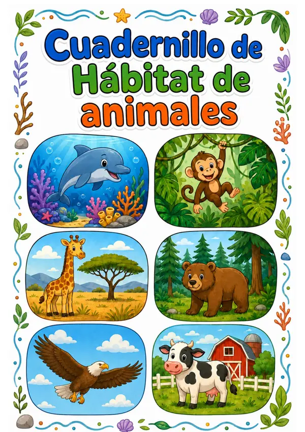 Cuadernillo "Hábitat de Animales"