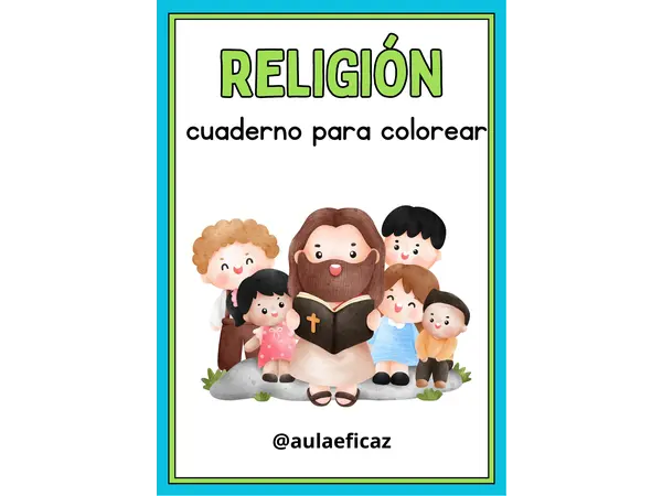 Cuadernillo para colorear Religión