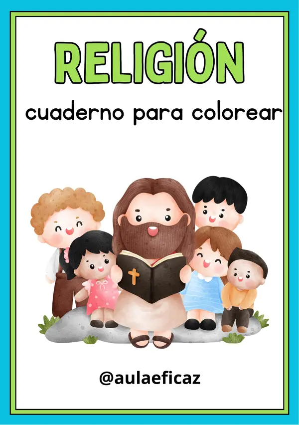 Cuadernillo para colorear Religión