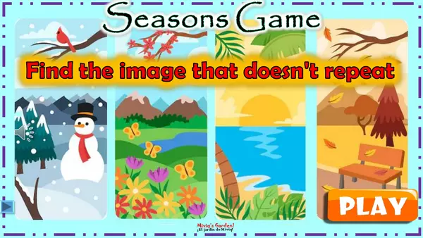 Seasons: Find the image that doesn't repeat