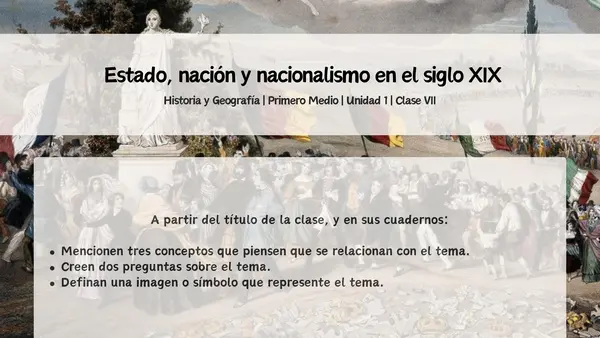 Estado, nación y nacionalismo en el siglo XIX