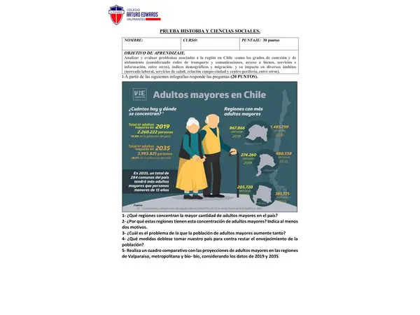 PRUEBA HISTORIA Y CIENCIAS SOCIALES