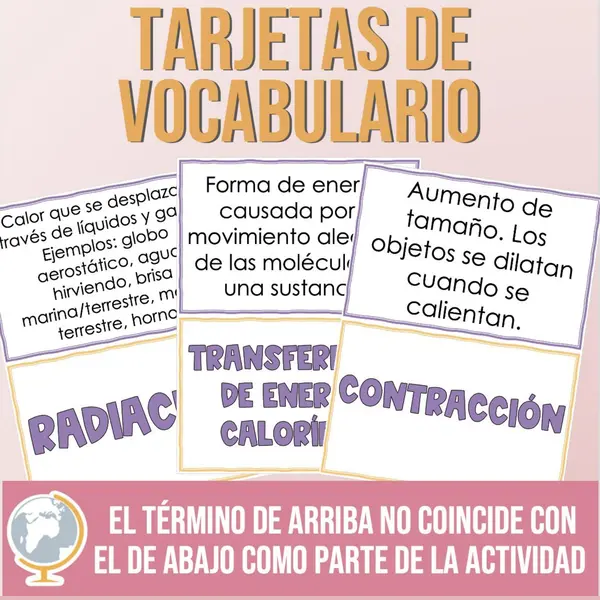 Transferencia de energía calorífica Búsqueda del Tesoro