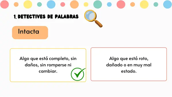 Actividades vocabulario sinónimos