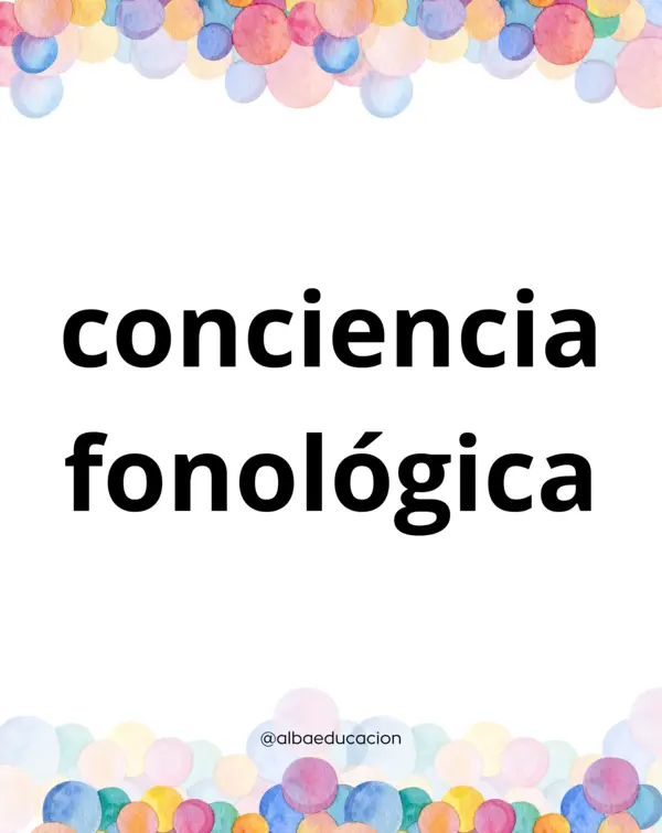 conciencia fonológica tarjetas versión completa