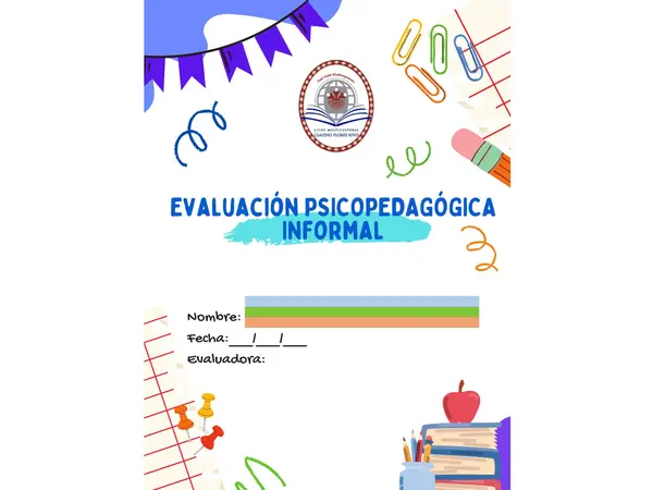 EVALUACION PSICOPEDAGOGICA INFORMA 1 BASICO