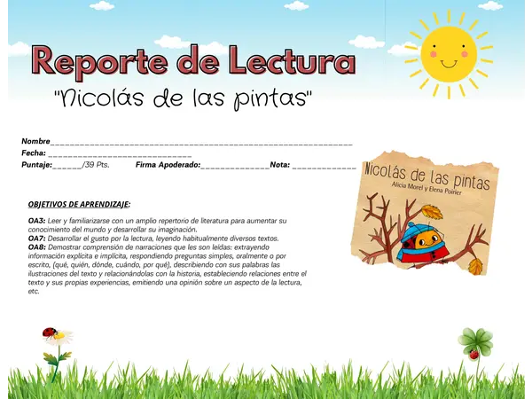 Reporte de Lectura: Nicolás de las Pintas