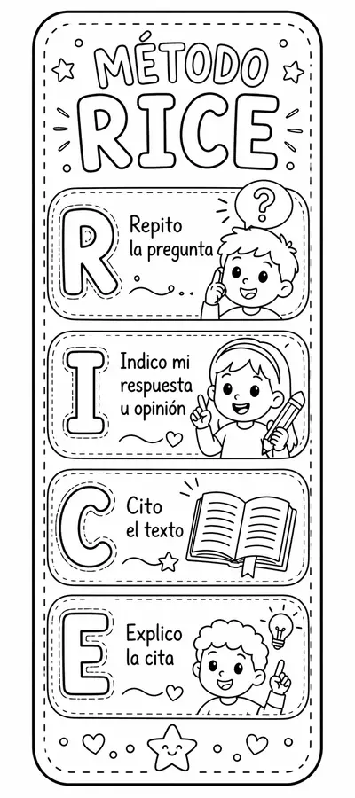Marcapaginas Método RICE APTUS