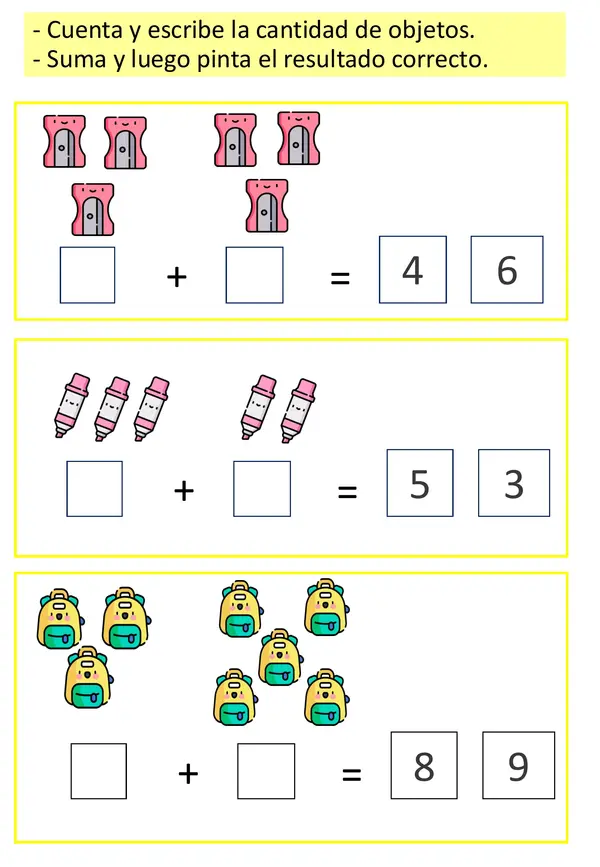 Ppt tarjetas pictóricas adiciones 