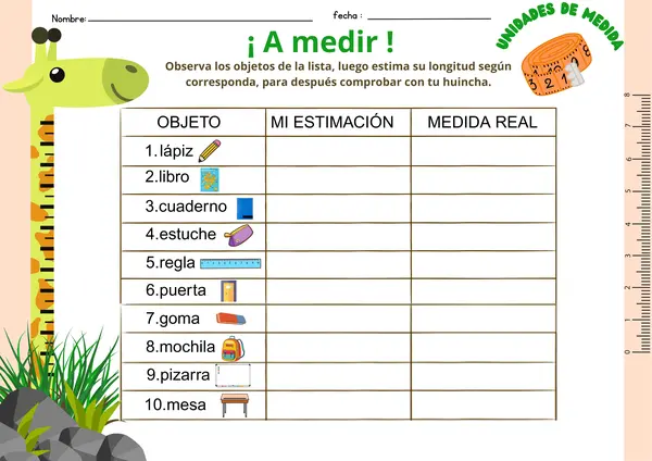¡ A medir !