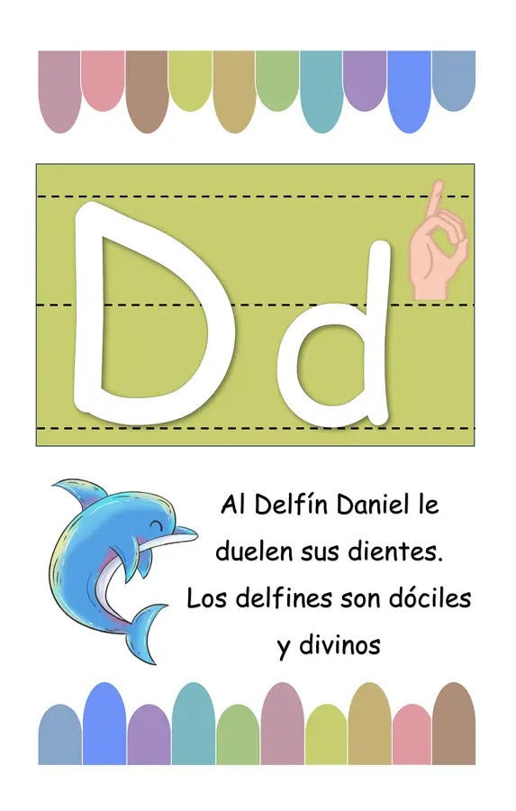 Abecedario con lengua de señas y lecturas cortas 