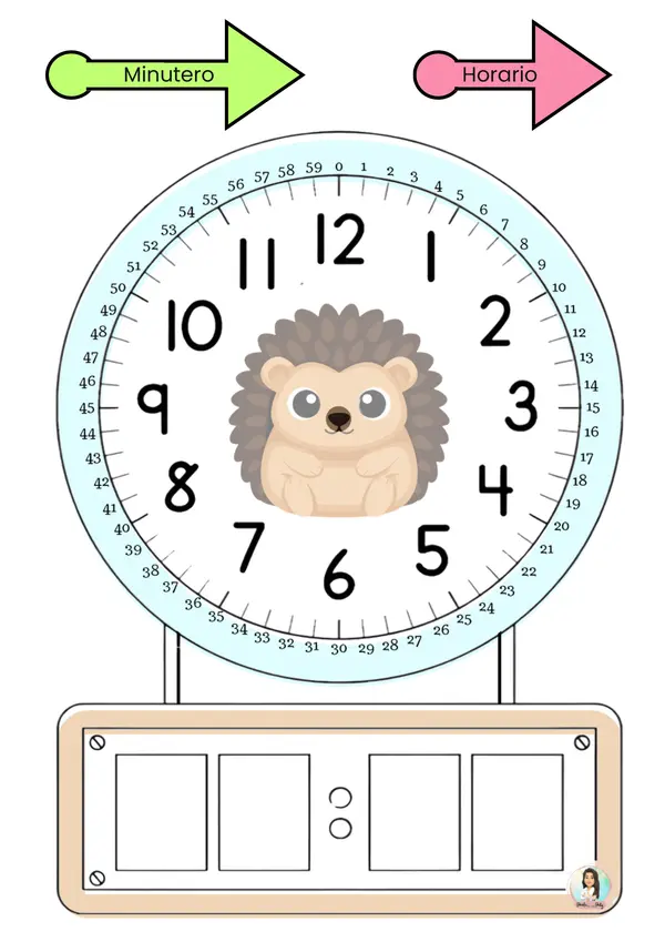 Reloj análogo y digital