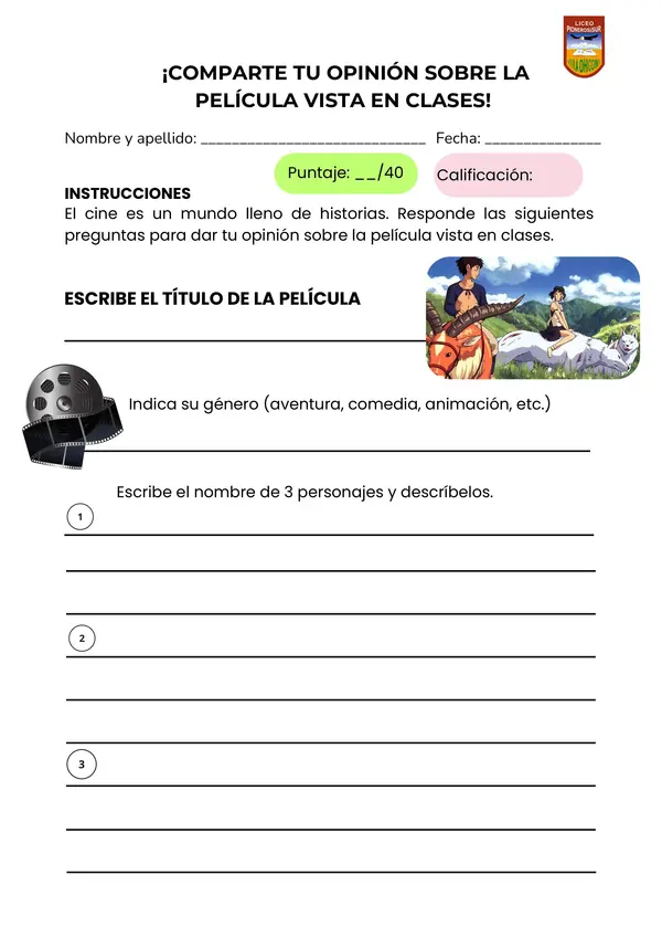 Película: La princesa mononoke