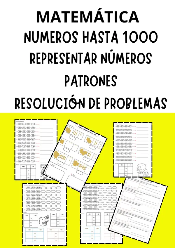 Números hasta 1000 - Patrones y Resolución de Problemas