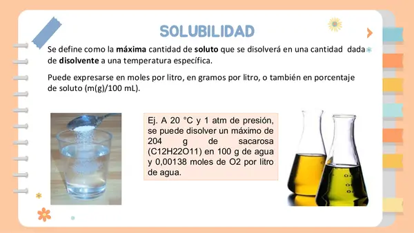 CONCENTRACIÓN EN DISOLUCIONES