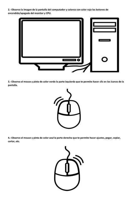 Fichas tecnología 1° básico