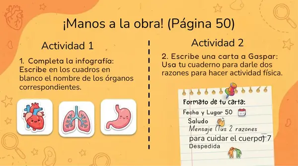 Clase 7 Lección 2 Unidad 1 Que aprendi "Cuidemos nuestro cuerpo" 2° Básico