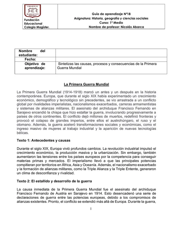 Sintesis de IGM