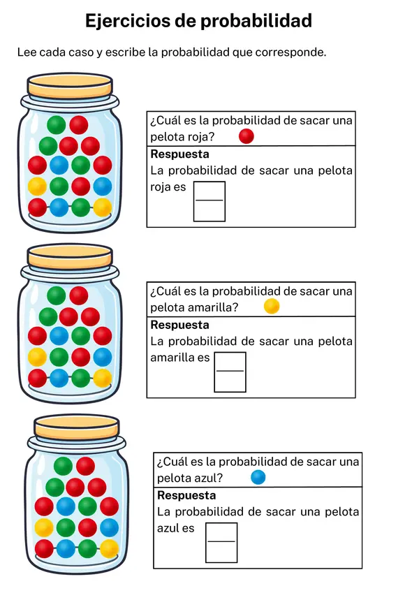 Ejercicios de probabilidades